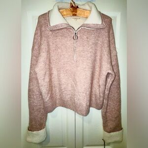 Happily Grey Ultra-Soft Half Zip Pullover – NWT. size Large